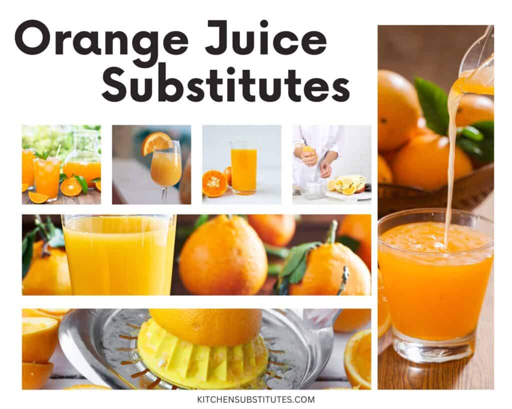Orange juice substitutes