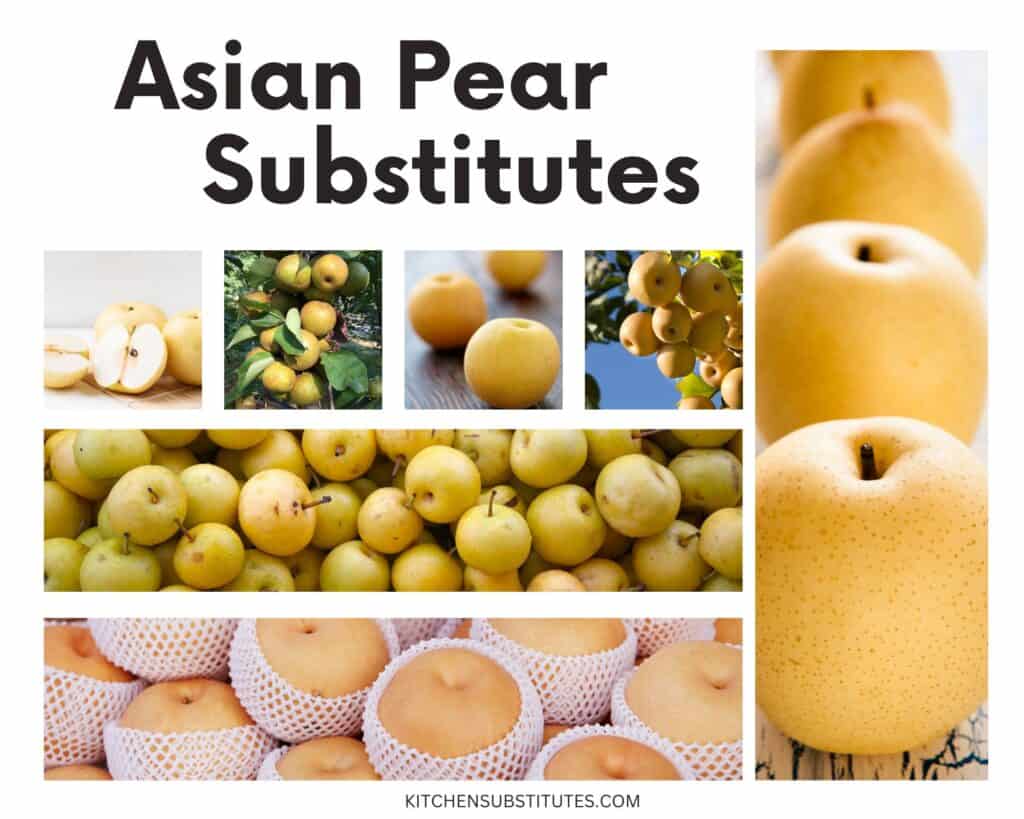 Substitutes for Asian Pears
