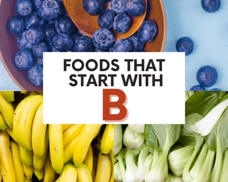The Best List of Foods that Start with B
