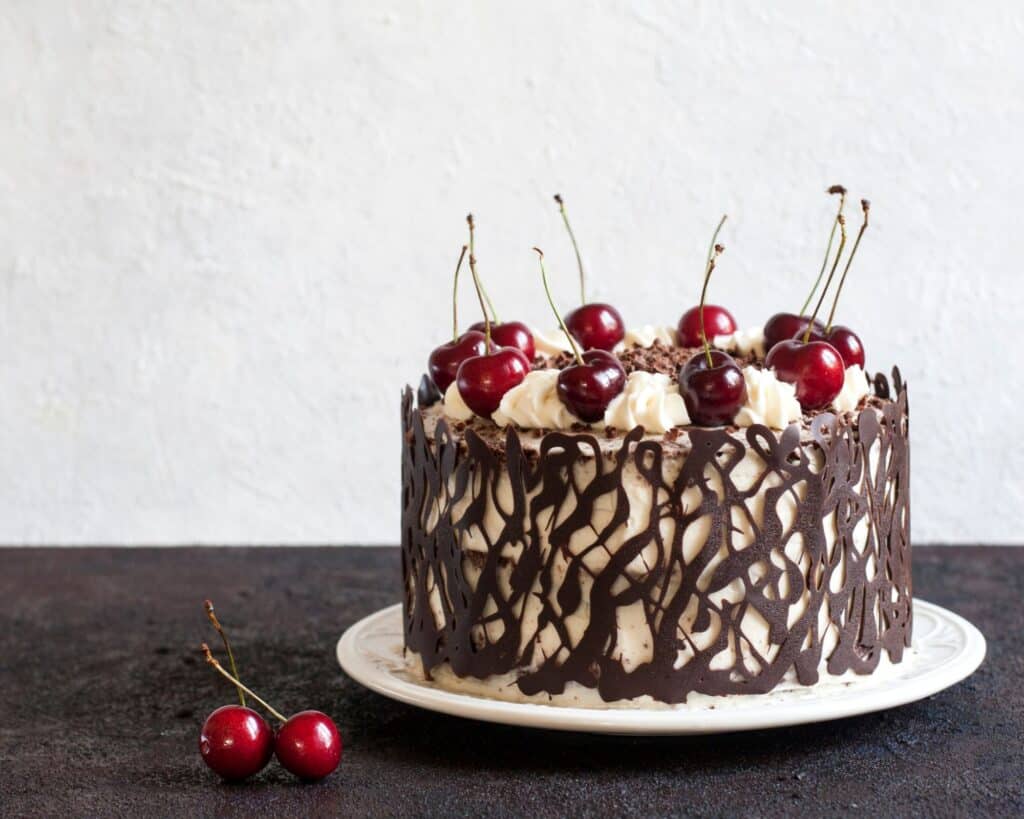 Black Forest Cake is a Food that begins with B