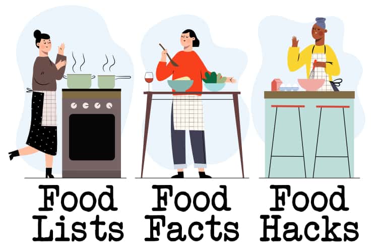 food lists food facts food hacks