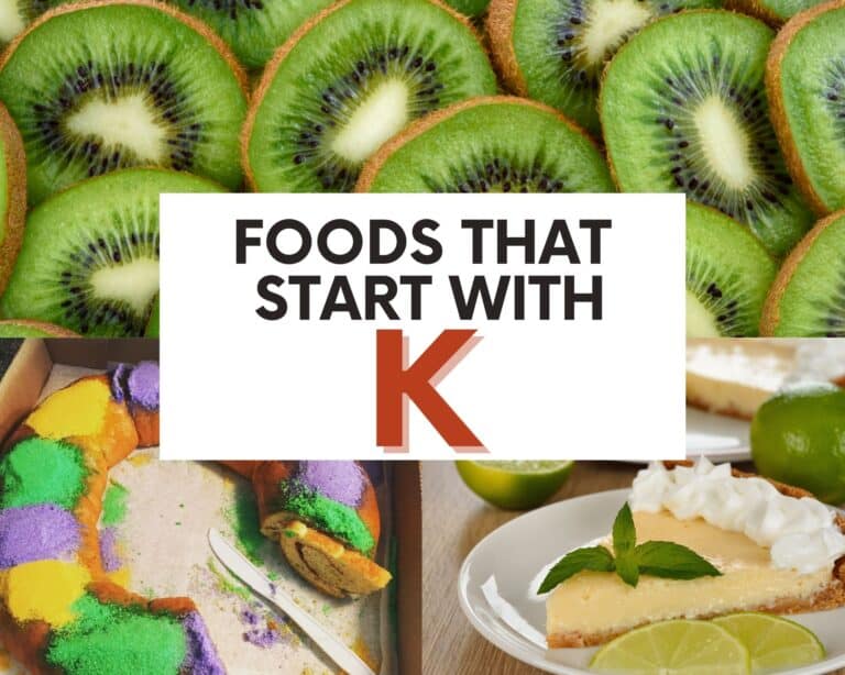 The Best List of Foods that Start with K