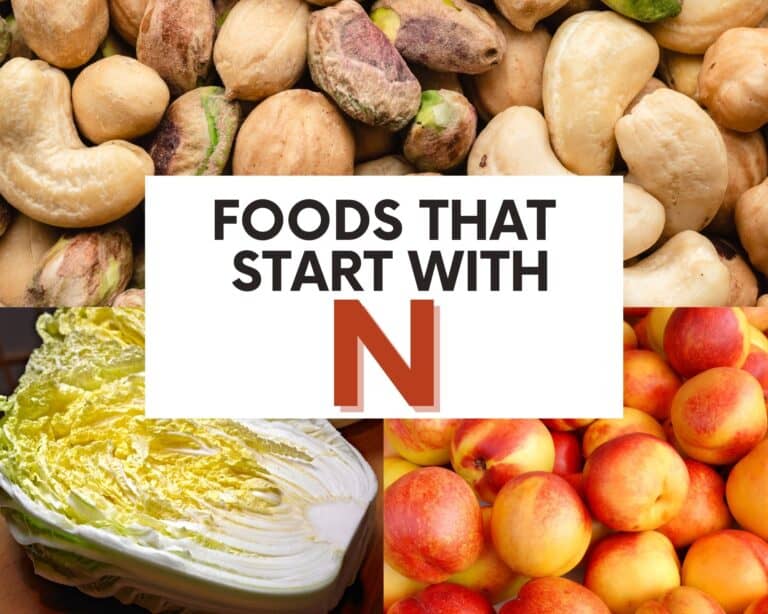 The Best List of Foods that Start with N