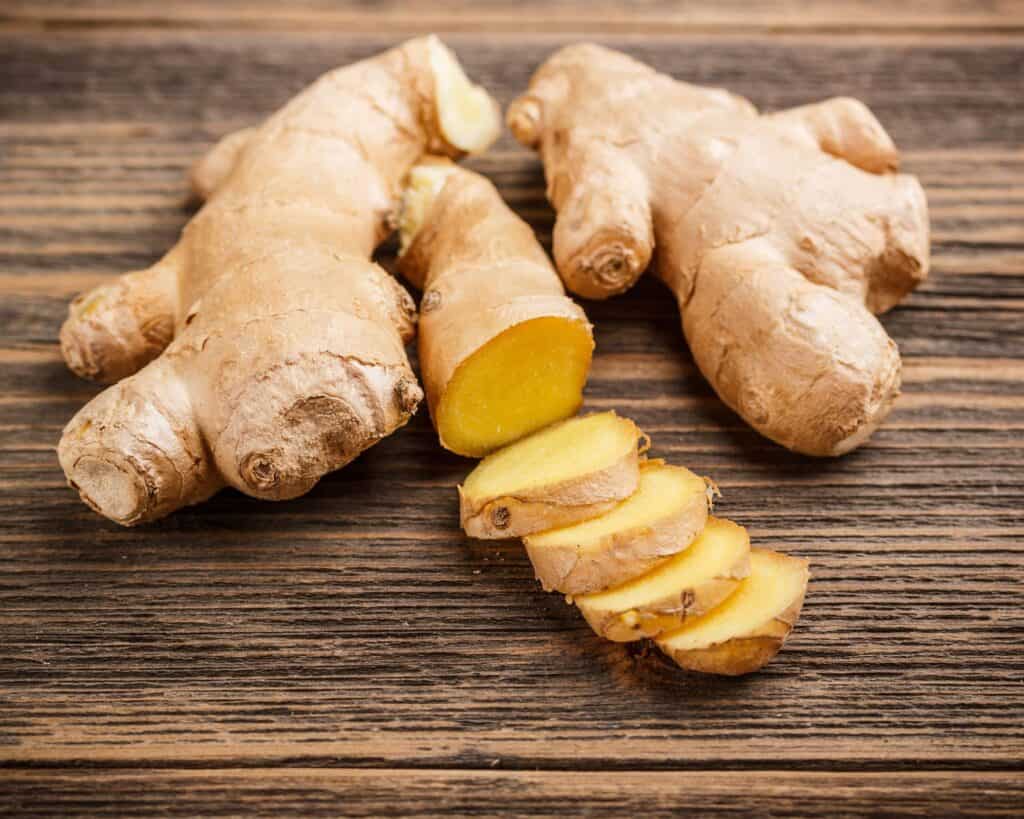 Foods with the letter G: Ginger