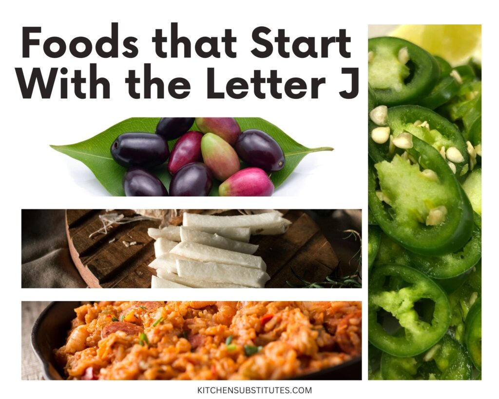 Foods that Start with J