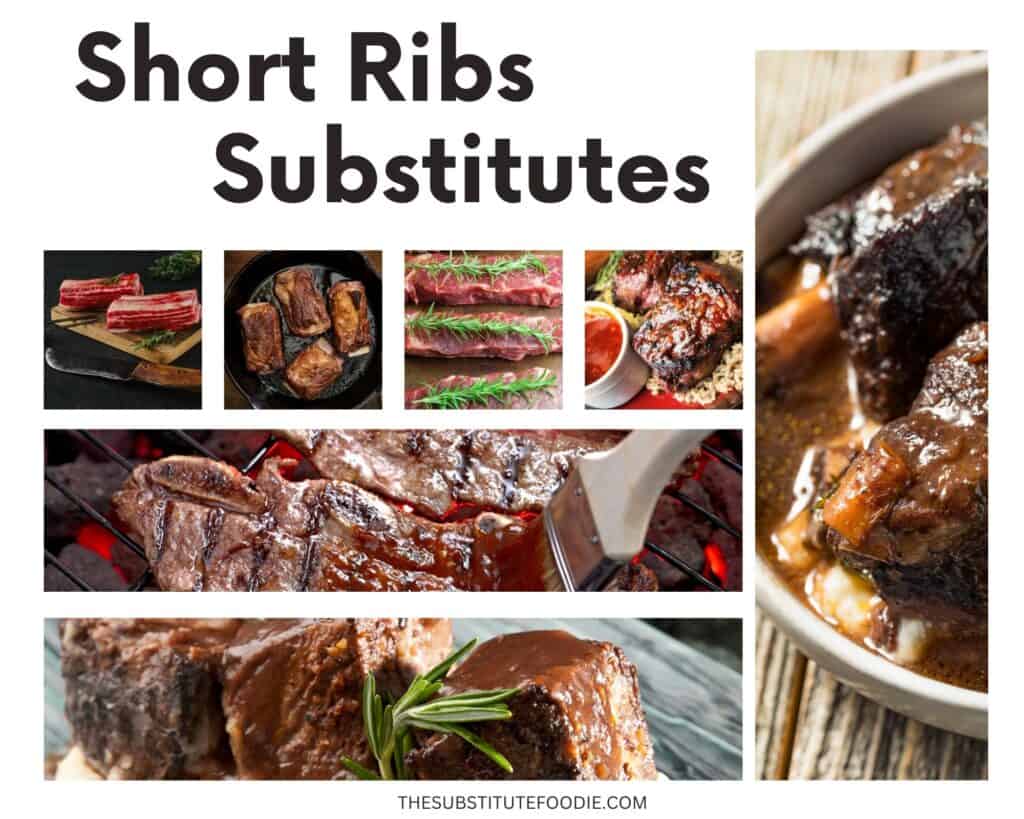 substitutes for short ribs