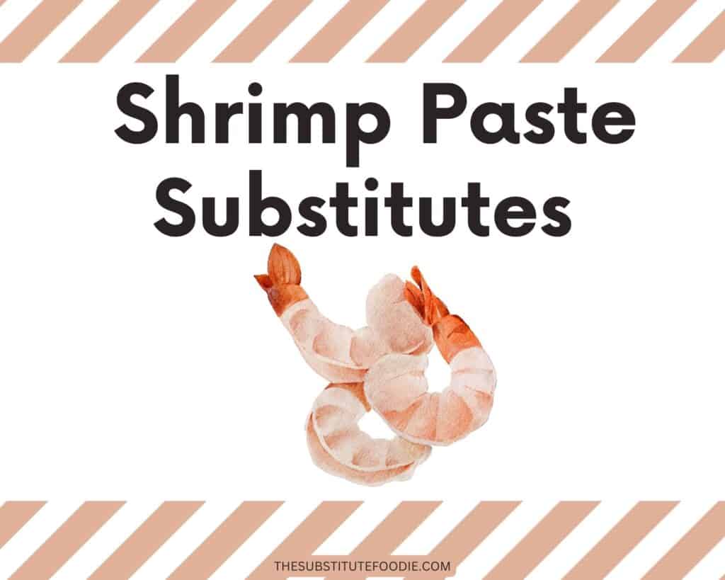 Shrimp Paste Substitutes