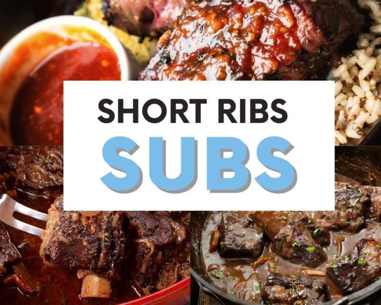 substitutes for short ribs