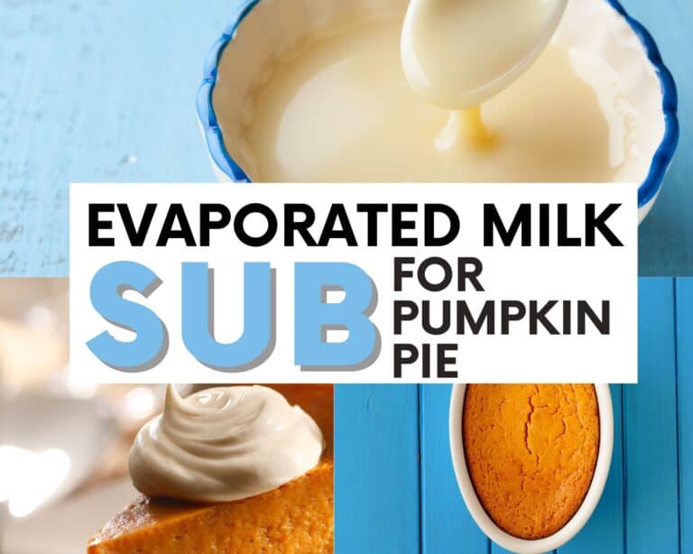 substitute for evaporated milk in pumpkin pie