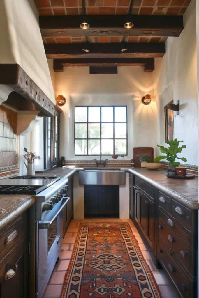 small spanish style kitchen 