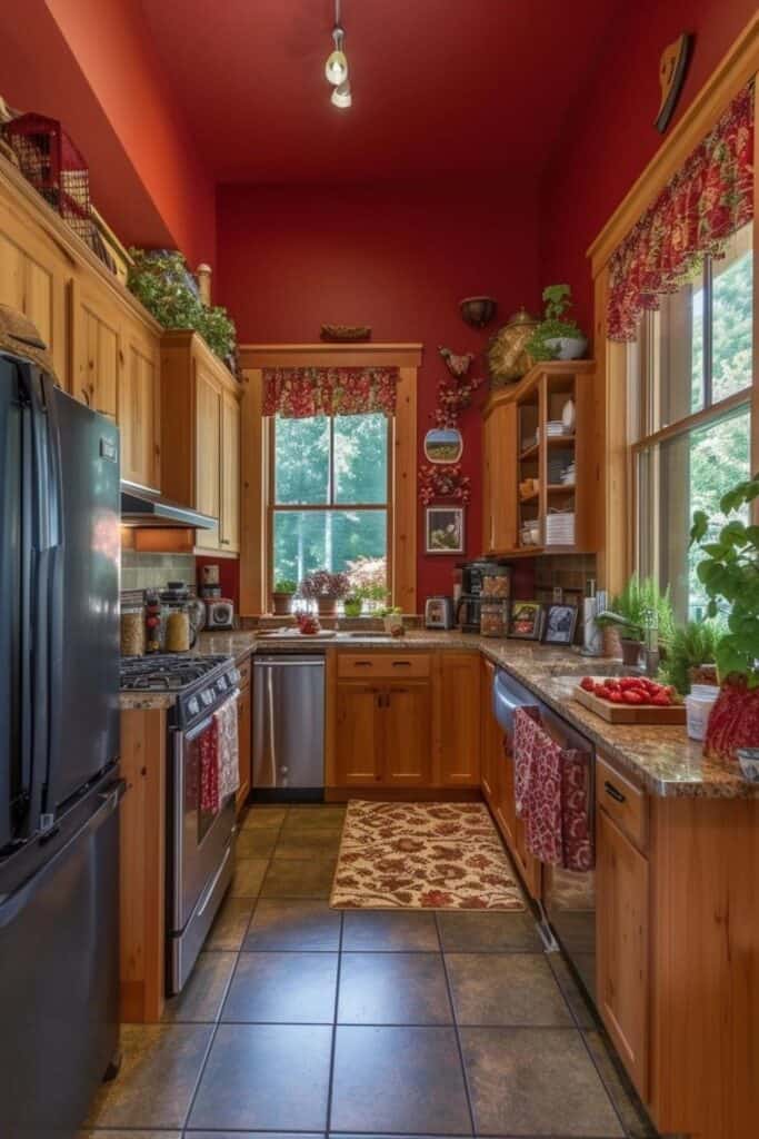 strawberry theme kitchen